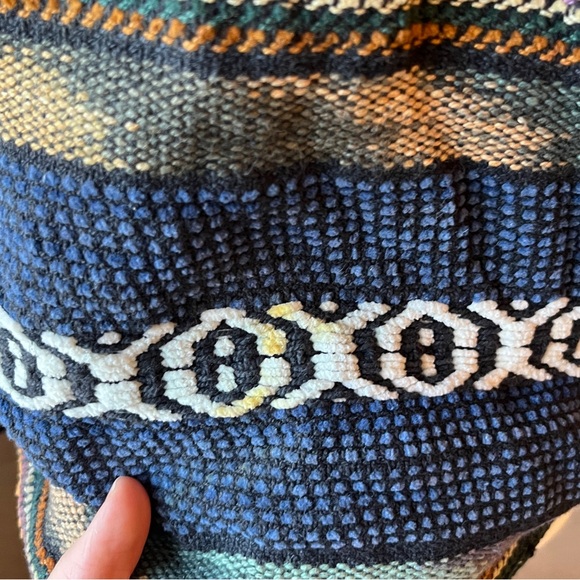 ☾ Vintage 100% cotton tapestry woven sweater jacket - Picture 9 of 11